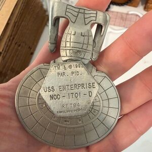 Star Trek USS Enterprise NCC-1701-D Metal figurine